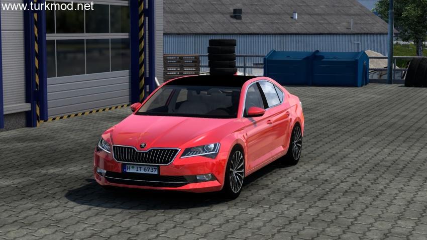 ETS2 - Skoda Superb B8 2017 Araba Modu (1.57) kapak görseli