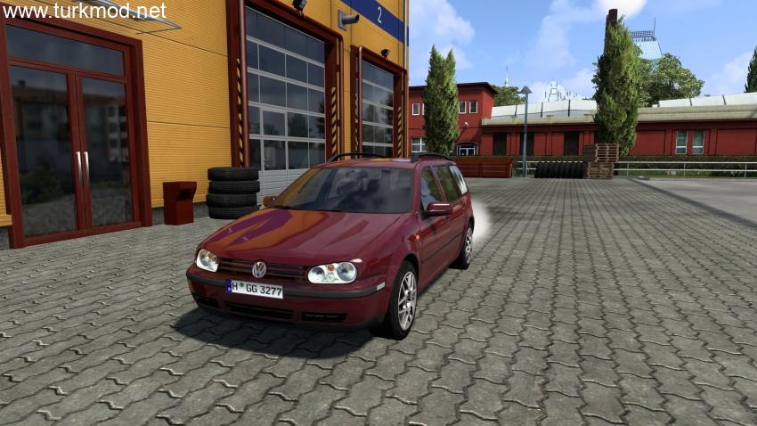 ETS2 - Volkswagen Golf 4 1.9 TDI Variant Araba Modu (1.57) kapak görseli