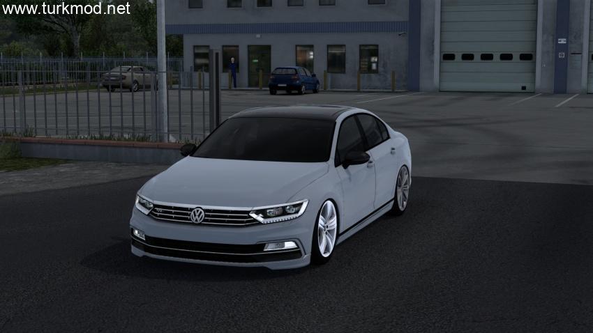 ETS2 - Volkswagen Passat B8 Araba Modu (1.57) kapak görseli
