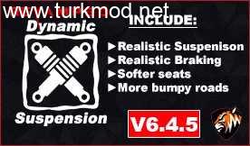 ETS2 - Yenilenmiş Dinamik Süspansiyon (1.57) kapak görseli