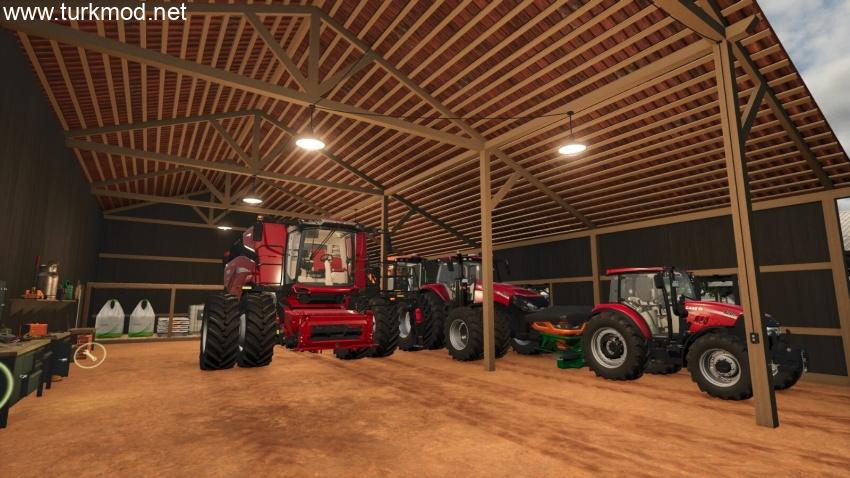 FS25 - 6X1 Kapalı Garaj