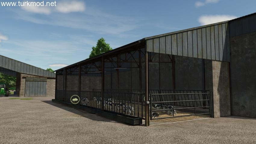FS25 - Buzağılar İçin Yarı Kapalı Alan