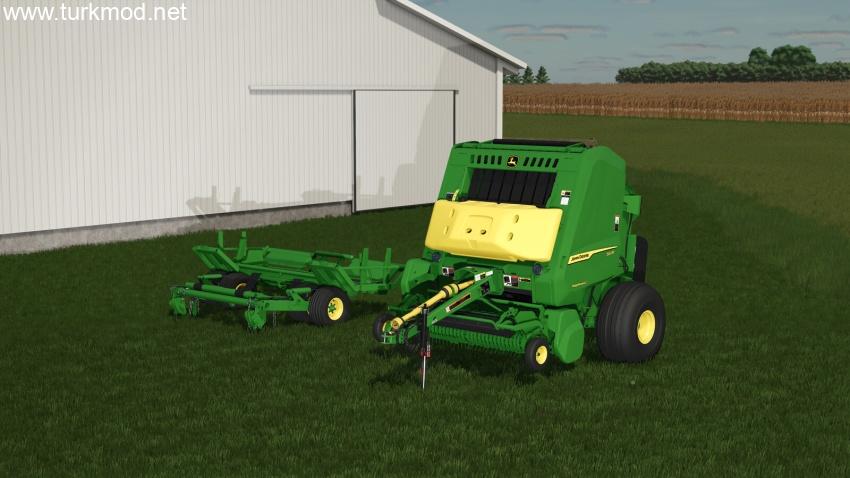 FS25 - John Deere 561R Yuvarlak Balya Makinası kapak görseli