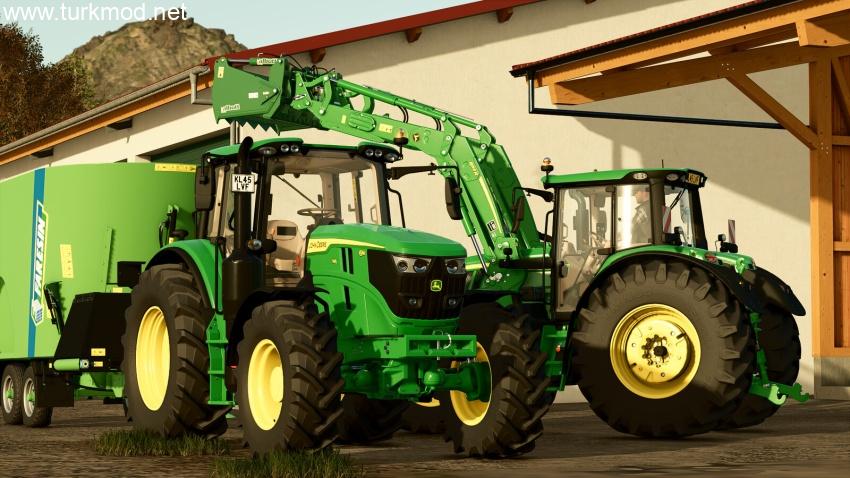 FS25 - John Deere 6M Medium Frame Series 2024 Traktör Modu kapak görseli