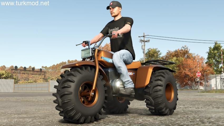 FS25 - Lizard ATC 200 Büyük Kırmızı ATV Modu
