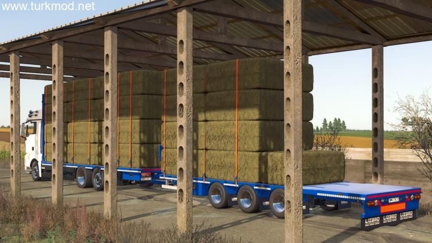 FS25 - Lizard Balya Taşıma Dorsesi Modu