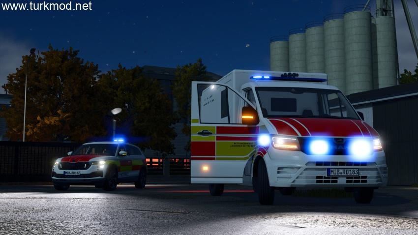 FS25 - MAN TGE Ambulans Modu kapak görseli