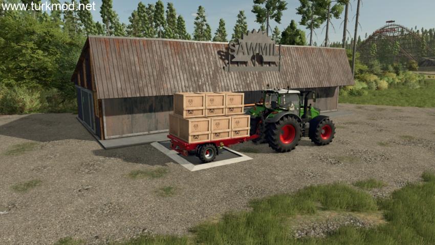 FS25 - Otomatik Yüklemeli Römorklu Palet Silosu