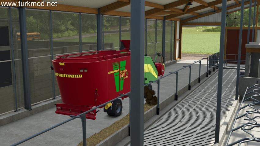 FS25 - Strautmann VertiMix 1702 Yem Karma Makinası