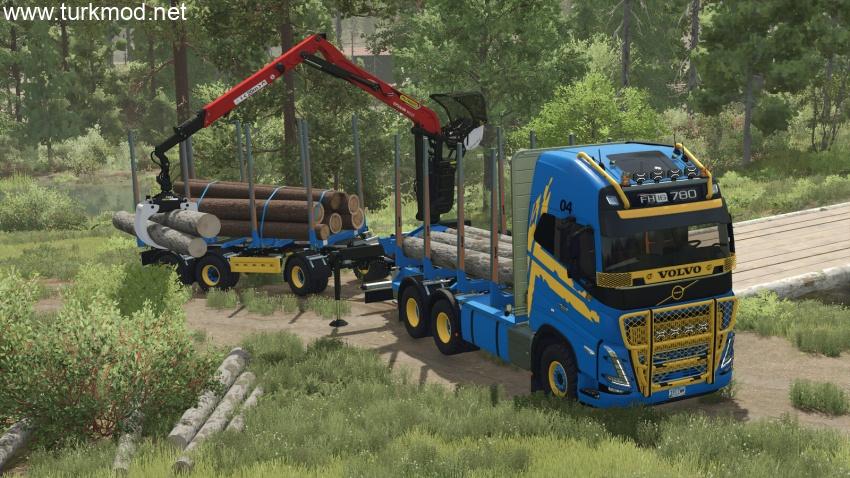 FS25 - Volvo Kütük Taşıma Paketi