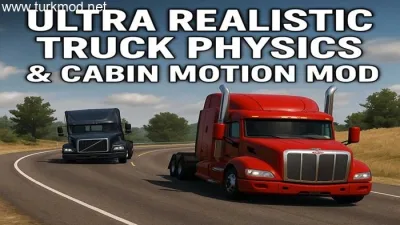 ATS - Ultra Gerçekçi Kamyon Fiziği ve Kabin Hareketi Modu (1.57) / V2.2 - modu