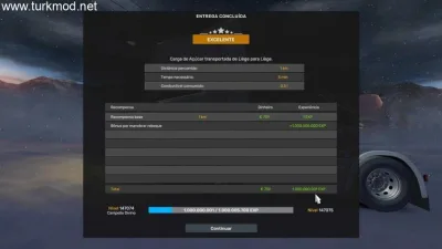 ETS2 - XP ve Para Kazanma Modu (1.57) - modu