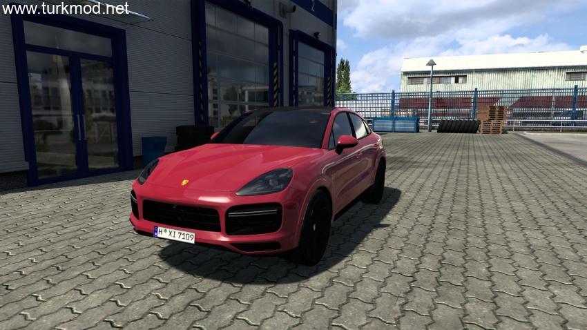 ETS 2 - 2021 Porsche Cayenne Coupe GTS Araba Modu (1.57) kapak görseli