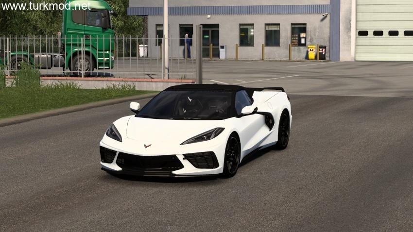 ETS 2 - Chevrolet Corvette C8 Araba Modu (1.57) kapak görseli