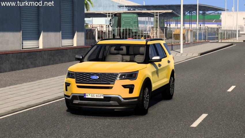 ETS 2 - Ford Explorer Platinum 2019 Araba Modu (1.57) kapak görseli