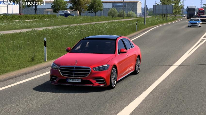 ETS 2 - Mercedes-Benz W223 S-Class Araba Modu (1.57) kapak görseli
