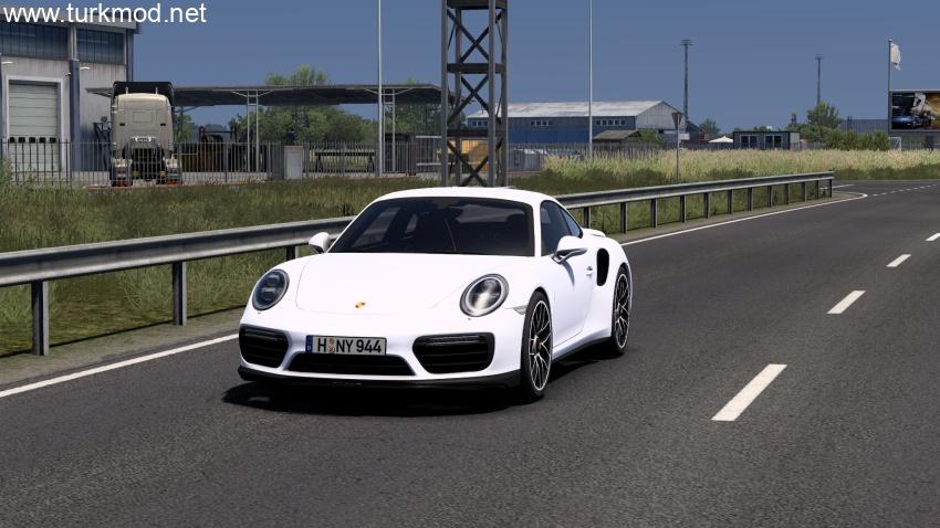 ETS 2 - Porsche 991.2 911 Turbo S 2016 Araba Modu (1.57) kapak görseli