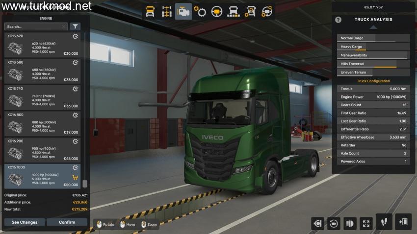 ETS 2 - veco S-Way Güçlü Motor Modu (1.57) kapak görseli