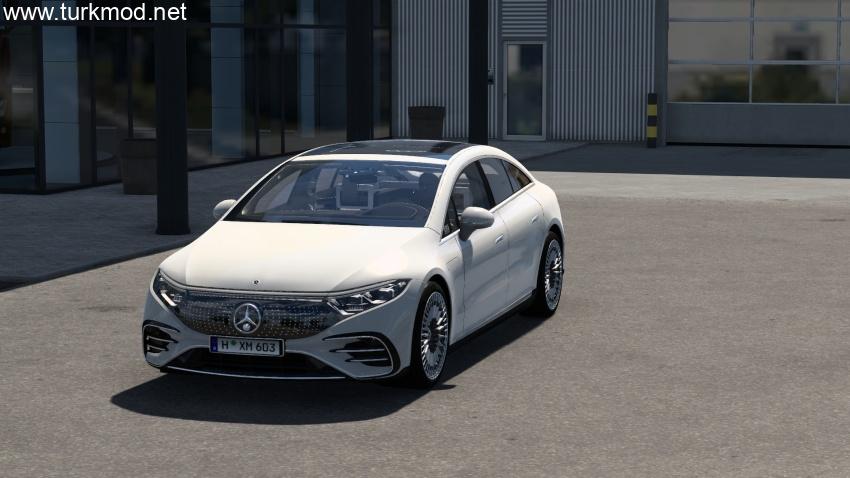 ETS2 - 2022 Mercedes-Benz EQS 580 4Matic Araba Modu (1.57) kapak görseli