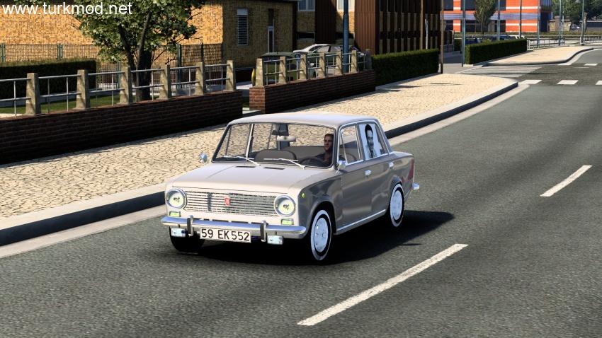 ETS2 - Fiat 124 Araba Modu (1.57) kapak görseli
