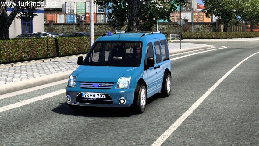 ETS2 - Ford Transit Connect Araba Modu (1.57) kapak görseli
