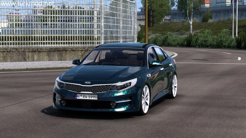 ETS2 - Kia Optima (K5) JF 2016 Araba Modu (1.57) kapak görseli