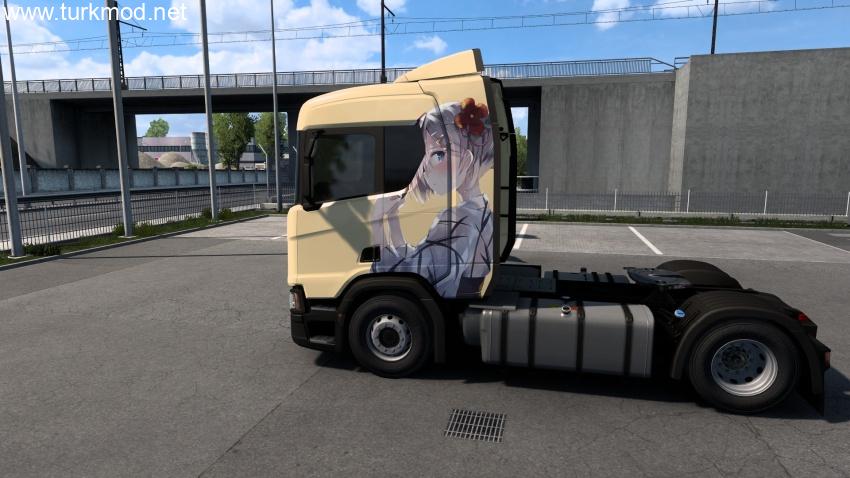 ETS2 - Scania R NTG 4K Anime Skin (1.57) kapak görseli