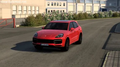 ETS 2 - Porsche Cayenne Turbo 2022 E3 Araba Modu (1.57) - modu