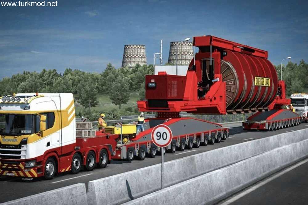 ETS2 - Aşırı Ağır 260 Ton Dorse Modu (1.58) kapak görseli