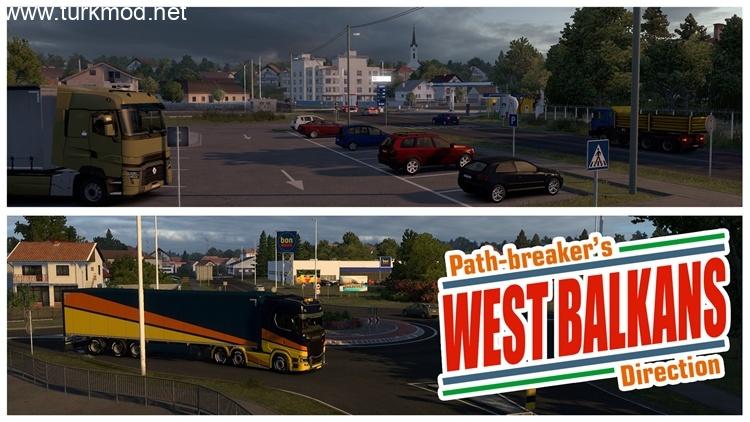 ETS2 - Batı Balkanlar Yol Açıcılar Yönü (WBPD) Harita Modu (1.58) kapak görseli