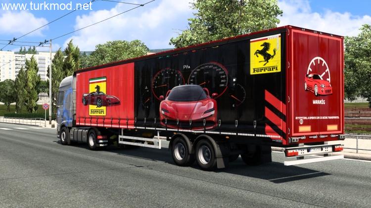 ETS2 - Ferrari Dorse Skini (1.58) kapak görseli