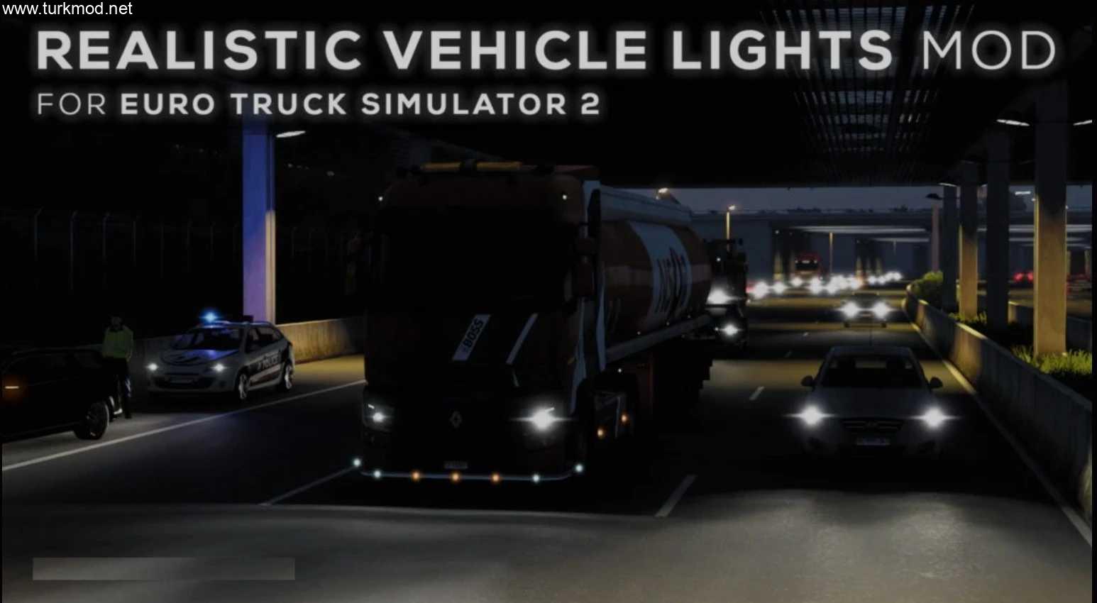 ETS2 - Gerçekçi Araç Işıkları Modu (1.58) kapak görseli