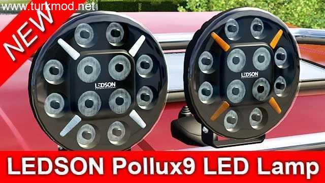 ETS2 - Ledson Pollux 9 LED Lamba Modu (1.58) kapak görseli