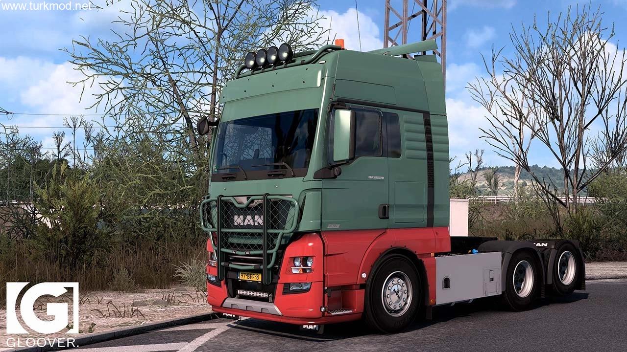 ETS2 - MAN TGX E6 by Gloover Çekici Modu (1.58) kapak görseli