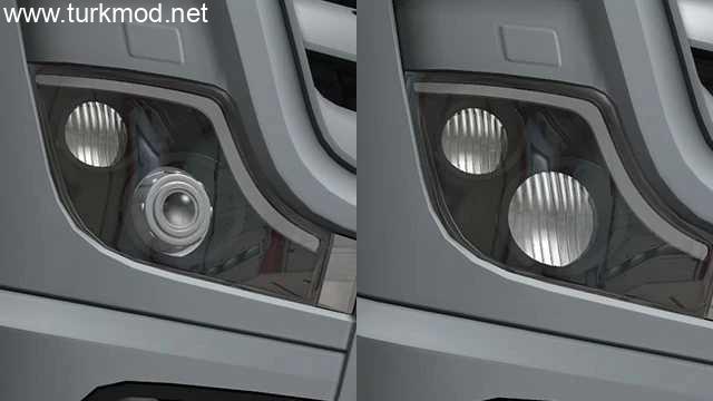 ETS2 - Mercedes Actros 2014 Modifiyeli Far Modu (1.58) kapak görseli