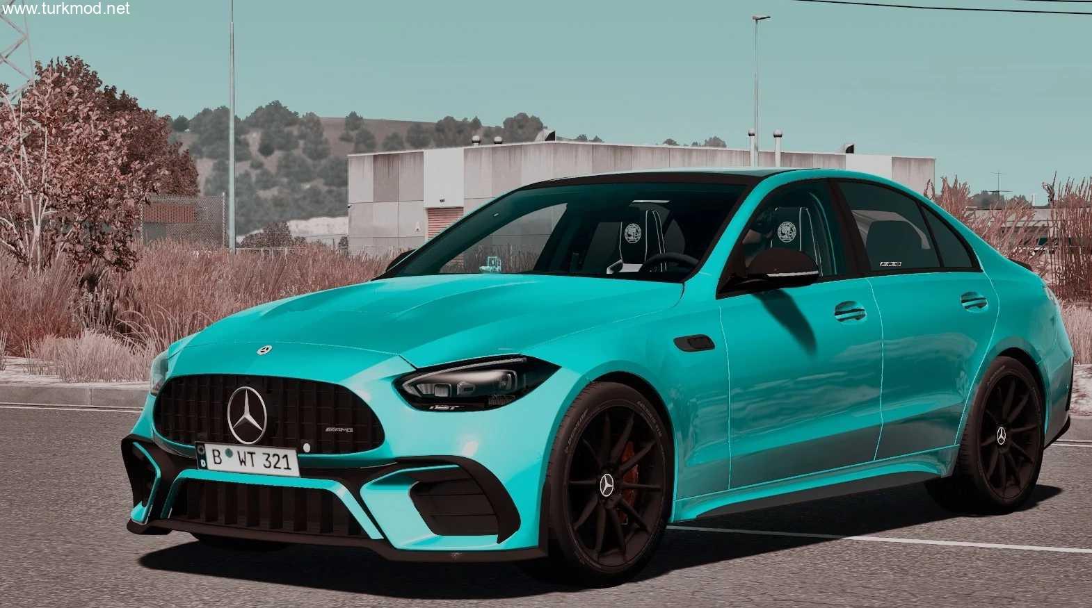 ETS2 - Mercedes-Benz C-Class AMG C 43 2024 Araba Modu 1.58) kapak görseli