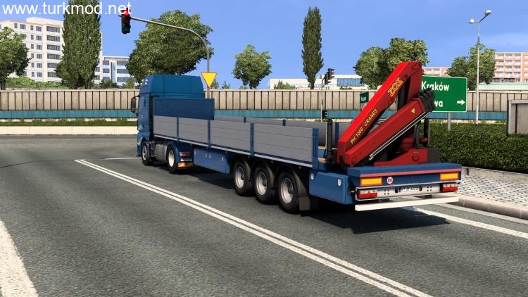 ETS2 - SCS 3 Direksiyonlu Akslı Vinç Dorse Modu (1.58) kapak görseli