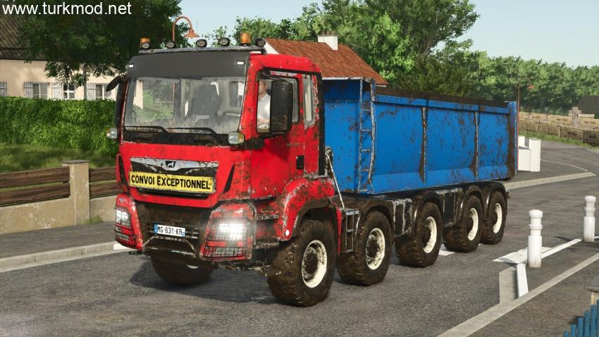 FS25 - FS25 - MAN TGS 18.500 Kipper Kamyon Modu kapak görseli