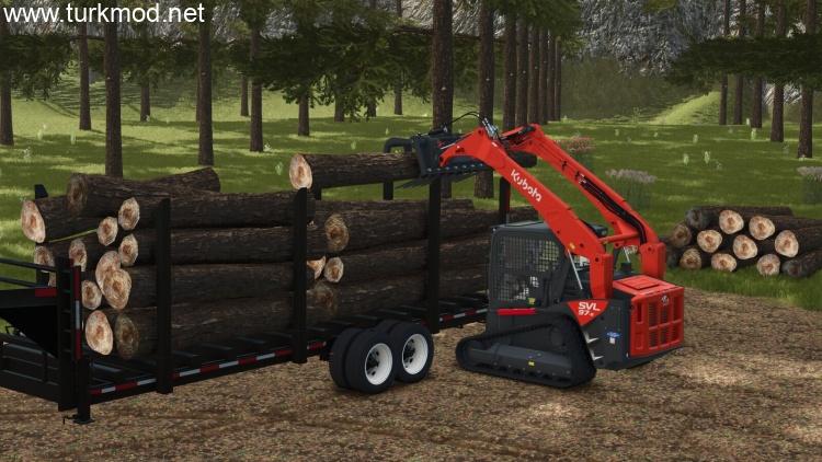 FS25 - Gooseneck Kütük Römorku kapak görseli