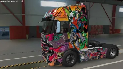 ETS2 - Iveco S-Way Spiderman Skin (1.58) - modu