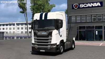 ETS2 - Scania Açık Boru Sesi SJ Konsept Modu (1.57) - modu