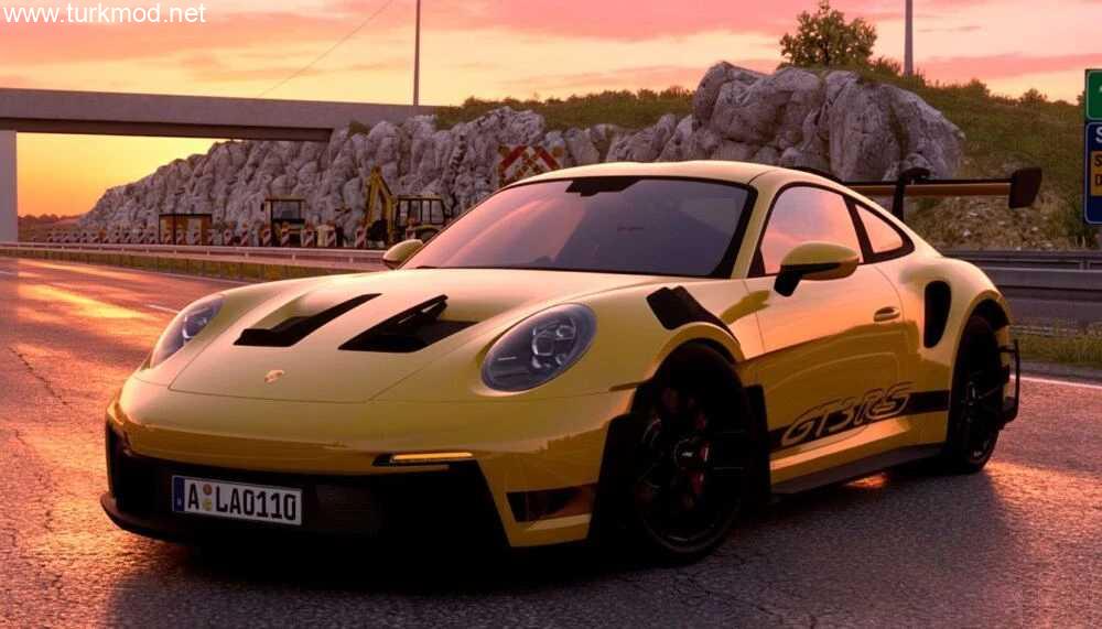 ETS2 - 2023 Porsche 911 GT3 RS Araba Modu (1.58) kapak görseli