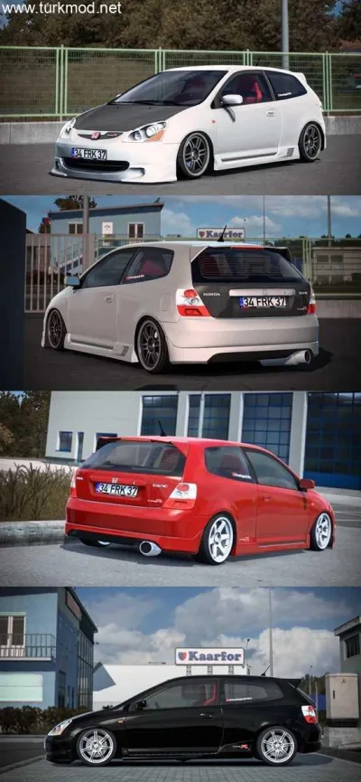 ETS2 - Honda Civic EP3 Typer Araba Modu (1.58) - modu