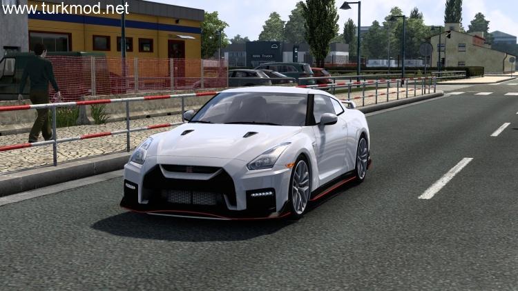 ETS2 - 2017 Nissan GTR R35 Araba Modu (1.58) kapak görseli