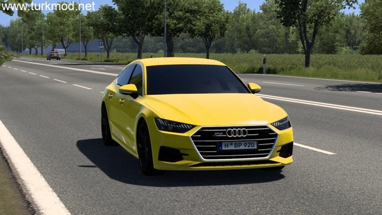 ETS2 - 2024 Audi A7 Sportback Araba Modu (1.58) kapak görseli