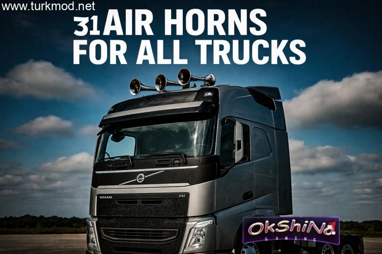 ETS2 - 31 Havalı Korna Modu (1.58) kapak görseli