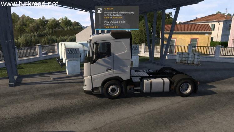 ETS2 - Garajda Ücretsiz Yakıt Modu (1.58) kapak görseli