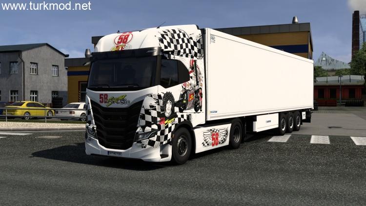ETS2 - Iveco S-Way SIC58 Skin (1.58) kapak görseli