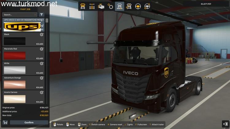 ETS2 - Iveco S-Way UPS Skin (1.58) kapak görseli