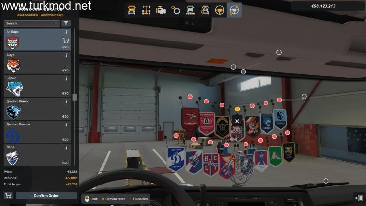 ETS2 - KHL Kulüp Bayrakları Paketi (1.58) kapak görseli